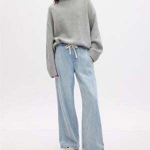 Viral Wide Leg Pull On Jeans size MEDIUM
